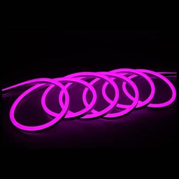I LumoS 8 X 16mm PURPLE Flexible IP65 Waterproof Dimmable Neon LED Strip Light 220 – 240V 9W/m - Planet Neon