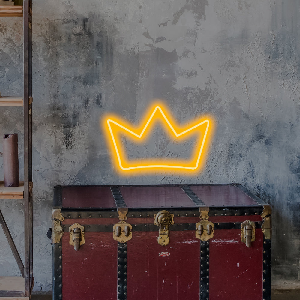 Crown LED Desktop Neon Sign  - Planet Neon Made in London Neon Signs
