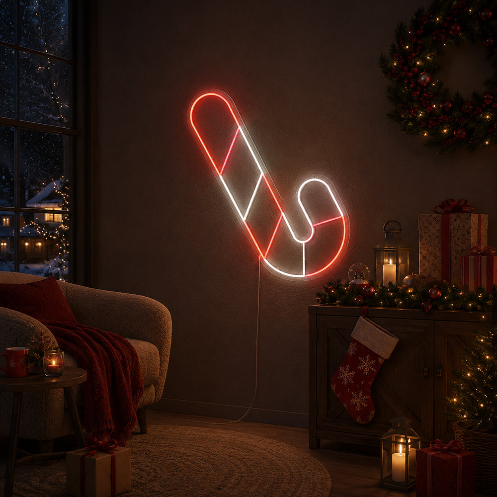 Lista de neón LED LED LED de Navidad de Navidad - Hecho en Londres Sweets NEON Signs