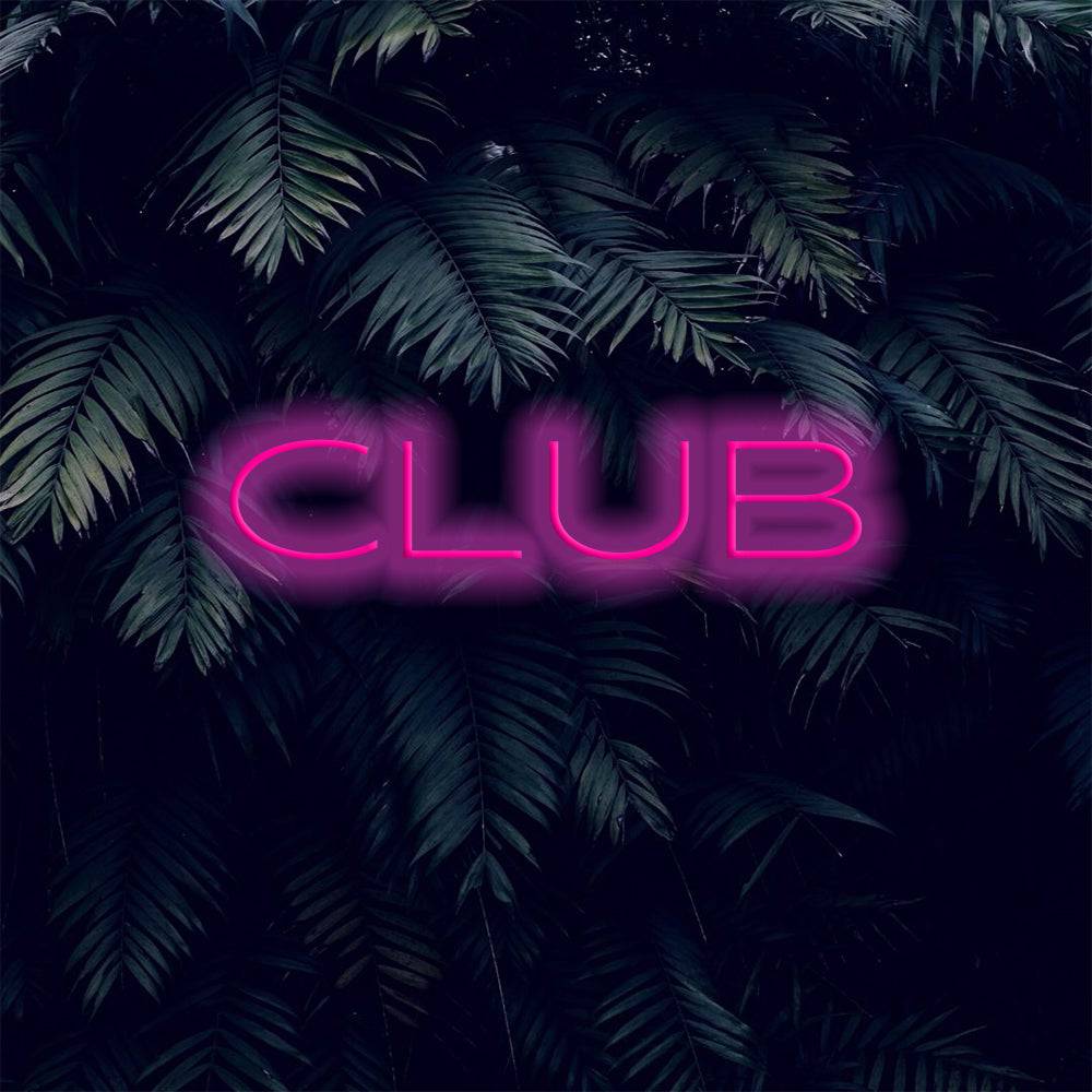 Club LED Neon Sign - Made in London Party Neon Signs - Planet Neon