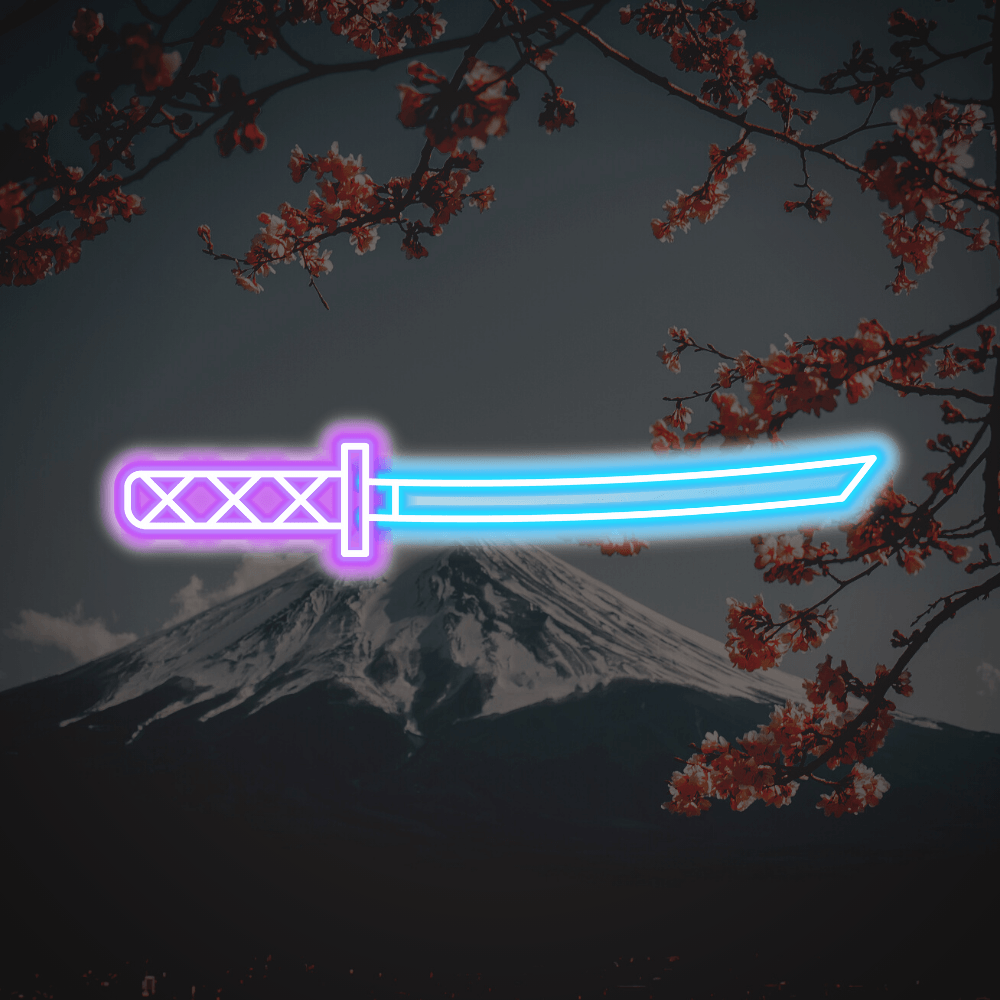 Insegna al neon LED Katana - Pianeta Neon
