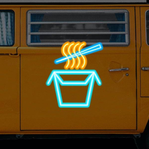 Noodle Box LED Neon Sign - Planet Neon